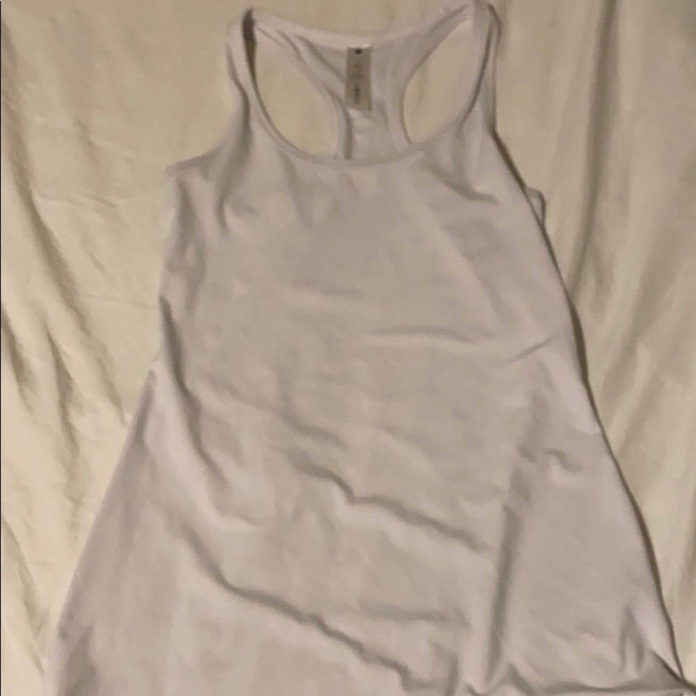 Yogalicious white workout tank